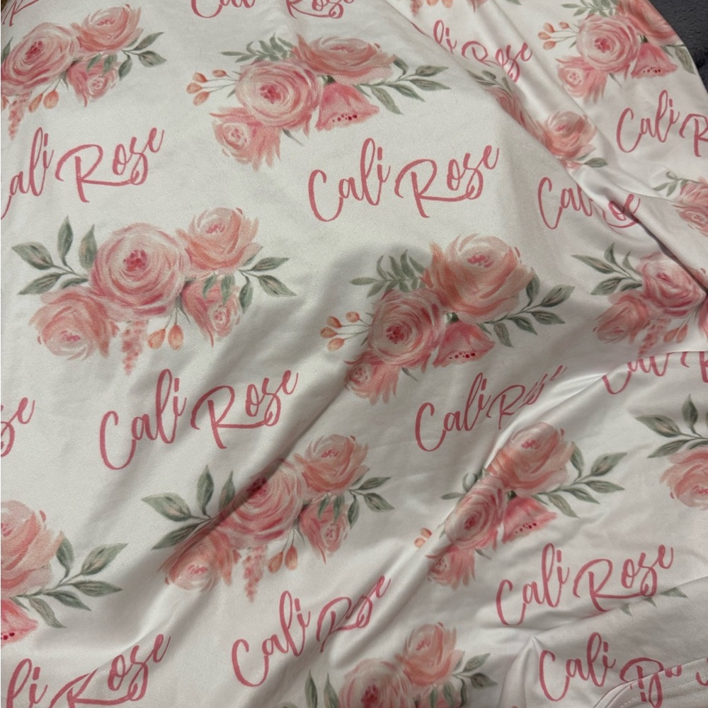 Cali Rose Floral Print Fabric